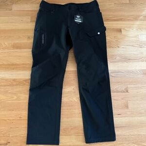 NWT Truewerk T2 Werkpant 36W X 32L Mens Black Cargo Work Pant